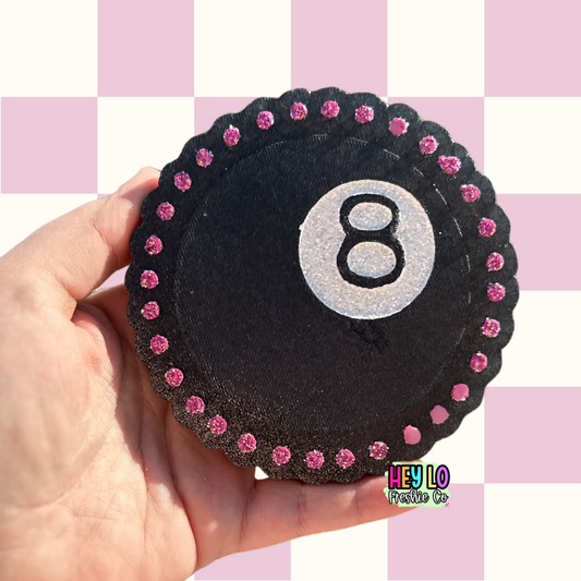 8 Ball With Dotted Frame | Trendy Car Freshie